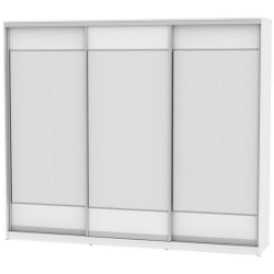 Шкаф-купе B-230х270х60-3(Белый-D8D8D8)