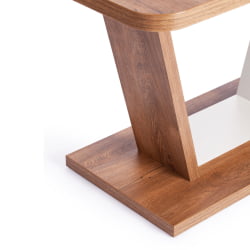 Стол обеденный VOX ЛДСП, 132-172x85x75,5 см, Дуб Канзас/Пепел