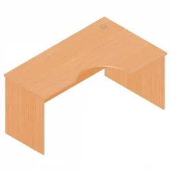 Стол компьютерный угловой Р.СКУ-16 (правый) Бук Бавария светлый