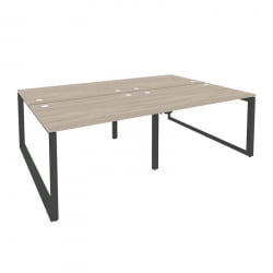 Рабочая станция на О-образном м/к ОНИКС О.МО-Д.РС-4.2.8 Дуб Аттик/Антрацит / ONIX O.MO-D.RS-4.2.8