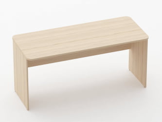 Стол прямой Глассй 1.10.16 Орех / Glassy