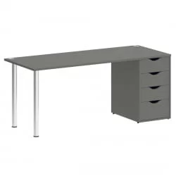 Стол письменный HOME OFFICE VR.SP-3-178.4 Металлик