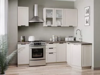 Шкаф кухонный 300 Джамис ЛД 296.310.000.100 Белый Кашмир