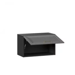 Шкаф кухонный 600 горизонтальный Джелатто ЛД 241.710.000.161 Черный Оникс серый