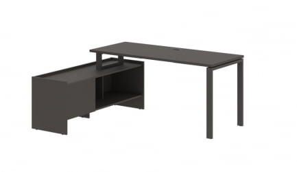 Стол с тумбой EDIS EUCT 17614 Мокко