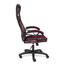 Кресло RACER GT MILITARY кож/зам/ткань, розовый/бордо, TW 13