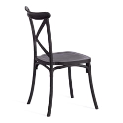 Стул для кухни CROSS (mod. PL24) пластик, 48 х 58 х 89 см, Black (черный) 05