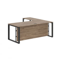 Стол с боковой приставкой ENIO ECT 2019H Кария Пальмира/Антрацит