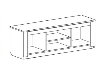 Тумба ТВ Элана Дуб сонома