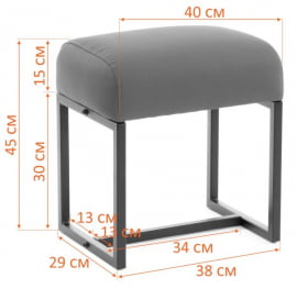 Пуф Charli Lux П/Чарли Люкс велюр/букле, VT shape wood rose