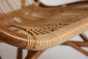 Кресло Secret De Maison Andersen (mod. 01 5085/1-1) натуральный ротанг, 67х98х81см, светлый мед/матовый