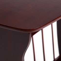 Журнальный столик с газетницей SR-0939-3 дерево, 61*33*56см, Орех (Walnut)