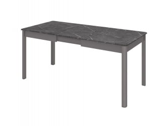 Обеденный стол Орфей 45 Мрамор темный-Оникс