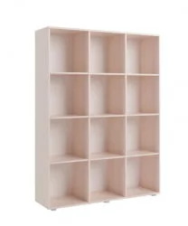 Стеллаж без фасадов ДМ12 Ясень шимо светлый/Дуб Млечный