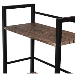 Стол на металлокаркасе BRABIX LOFT CD-005 Мореный дуб