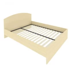 Кровать с ортопедическим основанием и изголовьем LIGHT С-КИ-160 Клен