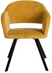 Кресло Oscar Arki микровелюр Желтый