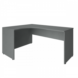 Стол криволинейный левый Riva А.СА-4 Л Серый