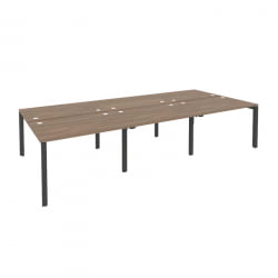 Рабочая станция на П-образном м/к ОНИКС О.МП-Д.РС-6.2.8 Дуб Аризона/Антрацит / ONIX O.MP-D.RS-6.2.8