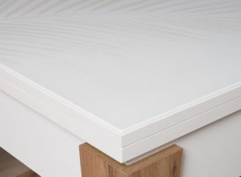 Журнальный стол-трансформер Агат 34 (03) Белый шпон-Дуб Вотан