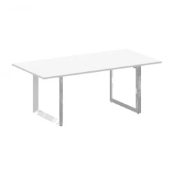 Стол переговорный на О-образном м/к ONIX DIRECT LUX M-O.MO-PRG-19 Белый бриллиант