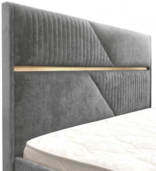 Комплект мебели для спальни Монако 902 №4 Дуб Вотан Оникс Графит Десерт Серый