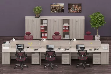 Набор мебели для персонала Glassy №1
