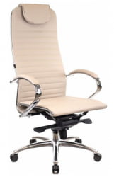 Кресло руководителя Everprof Deco Экокожа Бежевый