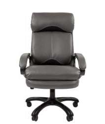 Кресло руководителя CХАИРМАН 505 НЕВ экокожа Серый / CHAIRMAN NEW