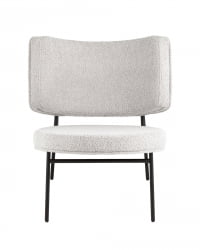 Кресло District Lounge букле Светло-серый