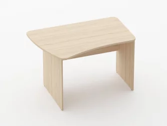 Стол эргономичный Glassy 1.12.12Л Орех