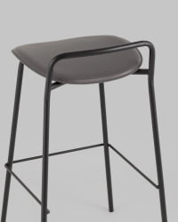 Стул барный Mantis экокожа темно-серый