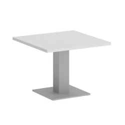 Стол квадратный ХОМЕ ОФФИCЕ ВР.СП-5-60.2Г Белый/Серый металл / HOME OFFICE VR.SP-5-60.2G