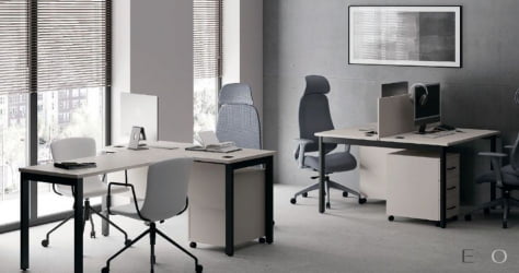 Комплект офисной мебели Everprof EVO №003 Белый Черный