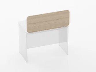 Экран разделительный прямой Glassy 5.14.10 Орех