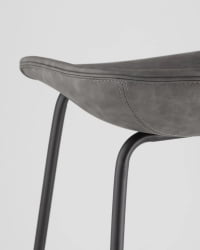 Стул барный Beetle Lite PU серый 2 шт