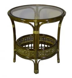 Стол круглый Пеланги Pelangi 02/15-2 олива