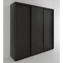 Шкаф-купе 3-х дверный Акцент-Сим Д 2100х600 Венге