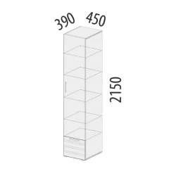 Шкаф-пенал (лев/прав) Денвер 401.06