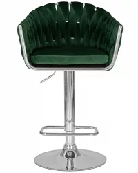 Стул барный DOBRIN MARCEL Зеленый велюр MJ9-88