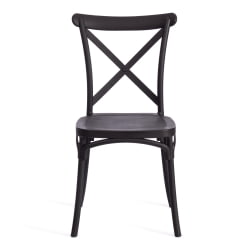 Стул для кухни CROSS (mod. PL24) пластик, 48 х 58 х 89 см, Black (черный) 05