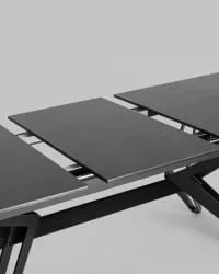 Обеденный стол раскладной Олимпия 160-210 Темная керамика