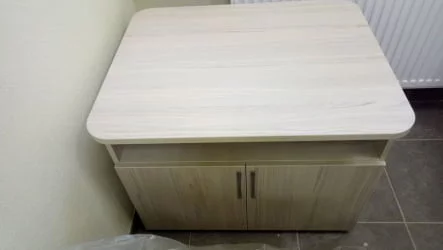 Тумба под оргтехнику Glassy 3.16.10 Туя