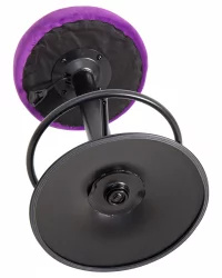 Табурет барный DOBRIN BRUNO BLACK велюр Фиолетовый MJ9-58