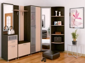 Вешалка WEST  600 Модуль 1 Ясень шимо темн/ясень шимо св