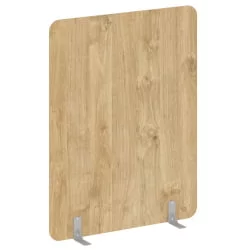 Перегородки на металлических опорах на фетровых подпятниках Р-лине ДП.Ф-140-180 Тиквуд Светлый / R-line DP.F-140-180