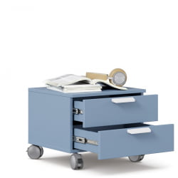 Тумба выкатная Милтон ЛД 537.070.000 Капри синий