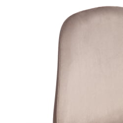 Стул БРЕЕЗЕ (мод. 4724) Велюр/металл , 44 х 53 х 87 см, Коффее (кофейный) ХЛР9 / черный / BREEZE (mod. Coffee HLR9