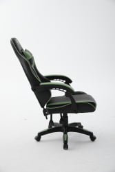 Кресло спортивное TopChairs Shadow черно-зеленый