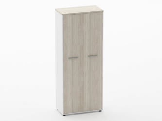 Шкаф для одежды 4 широкий Дека 10.19.301 Дуб Сантана светлый/Белый / Deka